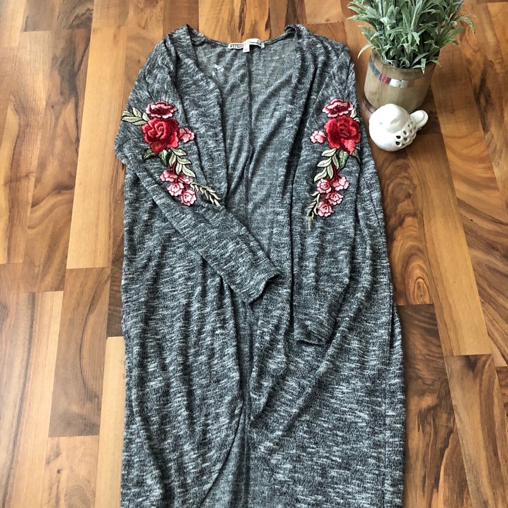 Gypsies & Moondust Rose Duster Cardigan - Size S